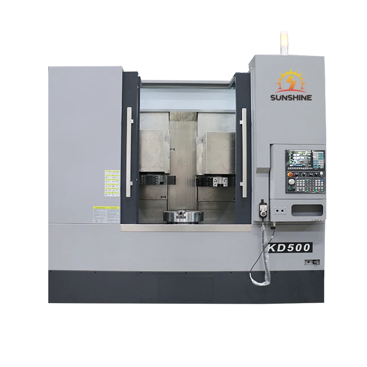 Double-column CNC Vertical Lathe KD500 Brake Disc Special Machine Tool